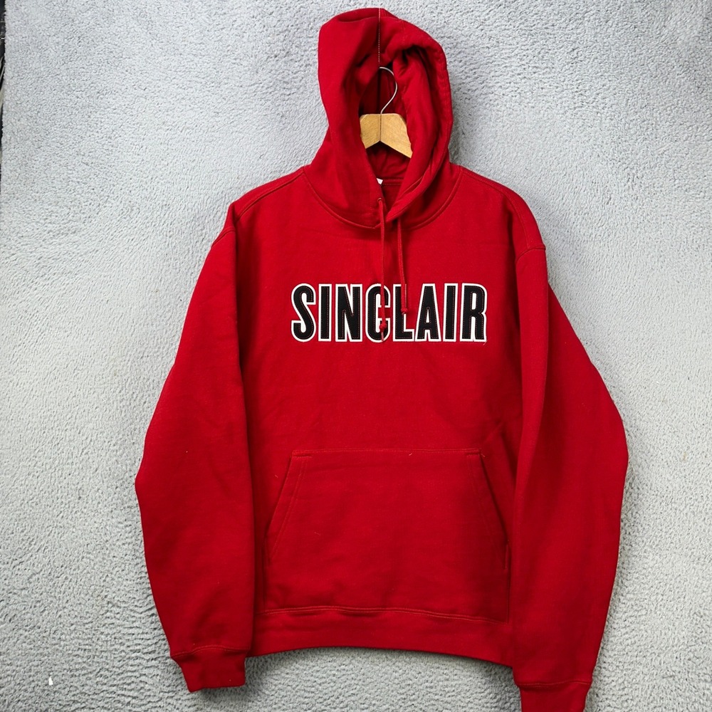 Sinclair Community College Sweatshirt Hoodie Men Large Red Drawstring Beimar NEW